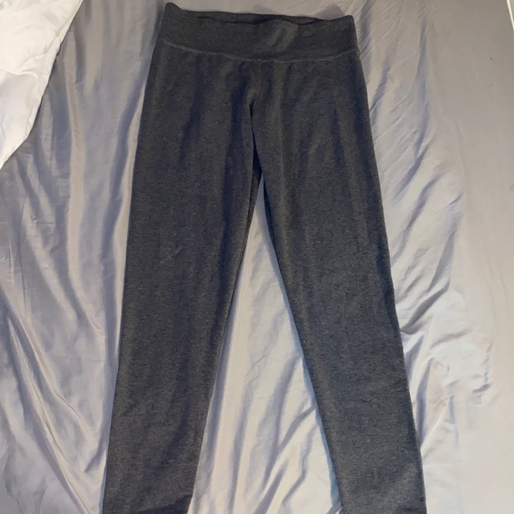 aerie cotton leggings / size L / gray